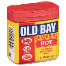 OLD BAY: Seasoning Hot, 2.12 oz