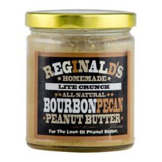 REGINALDS HOMEMADE: Bourbon Pecan Peanut Butter, 8.5 oz