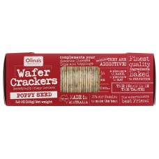 OLINAS BAKEHOUSE: Cracker Wafer Poppy Seed, 3.5 oz