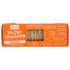 OLINAS BAKEHOUSE: Sesame Wafer Crackers, 3.5 oz