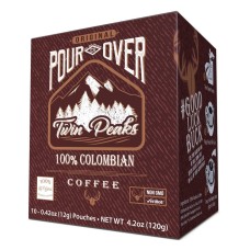 TWIN PEAKS: Original Colombian Pour Over Coffee, 10 pk
