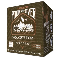 TWIN PEAKS: Original Costa Rican Pour Over Coffee, 10 pk