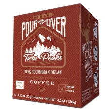 TWIN PEAKS: Original Colombian Decaf Pour Over Coffee, 10 pk