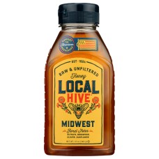 LOCAL HIVE: Raw & Unfiltered Midwest Honey, 12 oz