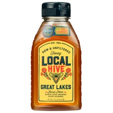 LOCAL HIVE: Raw & Unfiltered Great Lakes Honey, 12 oz