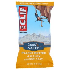 CLIF BAR: Sweet & Salty Peanut Butter And Honey with Sea Salt Bar, 2.4 oz