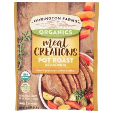 ORRINGTON FARMS: Organic Meal Creations Pot Roast Seasoning, 1.92 oz