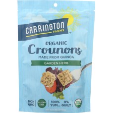 CARRINGTON FARMS: Organic Crounons Garden Herb, 4.75 oz