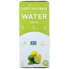 LIMITLESS: Lemon Lime Sparkling Water 8 Pk, 96 fo