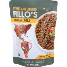 FILLOS: Beans Lentil Peruvian Sof, 10 oz