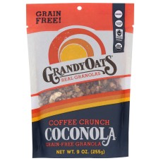 GRANDY OATS: Coffee Crunch Coconola Grain Free Granola, 9 oz