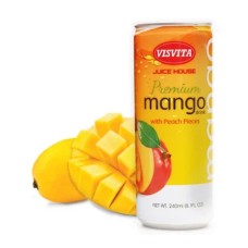 VISVITA: Premium Mango Fruit Drink, 8.1 fo