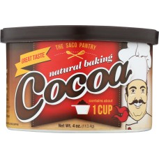 THE SACO PANTRY: Cocoa Baking Natural, 4 oz
