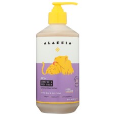 ALAFFIA: Shampoo Wash Shea Lmn Lav, 16 fo