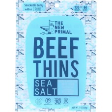 THE NEW PRIMAL: Beef Thins Sea Salt, 1 oz