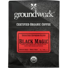GROUNDWORK COFFEE: Coffee Wb Blk Mgc Esp Org, 12 oz