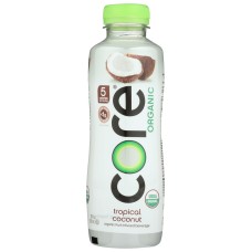 CORE ORGANIC: Tropical Coconut Fruit Infused Drink, 18 fo