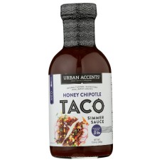 URBAN ACCENTS: Honey Chipotle Taco Simmer Sauce, 13.4 oz