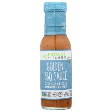 PRIMAL KITCHEN: Organic And Unsweetened Golden Bbq Sauce, 8.5 oz