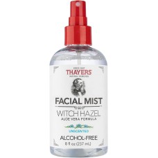 THAYERS: Alcohol Free Unscented Facial Mist Witch Hazel And Aloe Vera Formula, 8 oz
