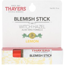 THAYERS: Witch Hazel Lemon Blemish Stick, 0.15 fo