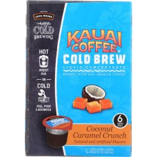 JAVA HOUSE: Coconut Caramel Crunch Kauai Cold Brew Pods, 6 pc