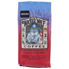 RAVENS BREW: Wicked Wolf Ground Dark Roast Coffee, 12 oz