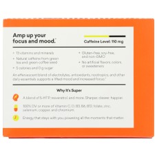 EBOOST: Super Powder Mind Plus Body Energizer Orange Flavor, 3.8 oz