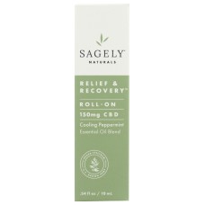 SAGELY NATURALS: Relf Recvry Roll On 150Mg, 10 ml