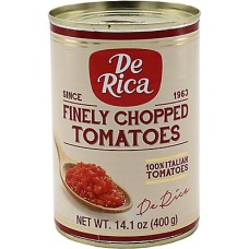 DE RICA: Finely Chopped Tomatoes, 14.1 oz