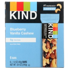 KIND: Blueberry Vanilla Cashew Bar, 8.4 oz