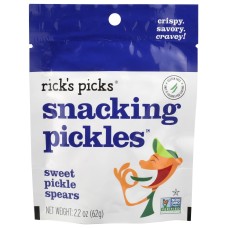 RICKS PICKS: Sweet Pickle Spears Snacking Pickles, 2.2 oz