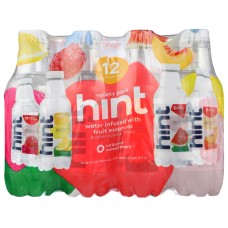 HINT: Water Infused Fruit Essences 12Pk, 192 fo