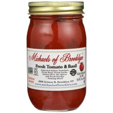 MICHAELS OF BROOKLYN: Fresh Tomato & Basil Pasta Sauce, 16 oz