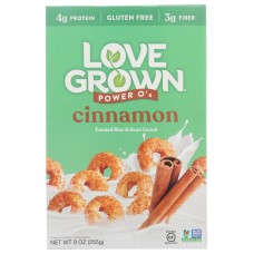 LOVE GROWN: Cereal Power O Cinmn, 9 oz