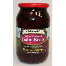 OLD WORLD QUALITY FOODS: Whole Marinated Baby Beets, 32 oz
