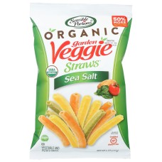 SENSIBLE PORTIONS: Organic Garden Veggie Straws Sea Salt, 5 oz