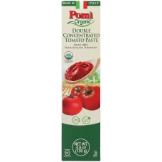 POMI: Organic Double Concentrated Tomato Paste Tube, 4.6 oz