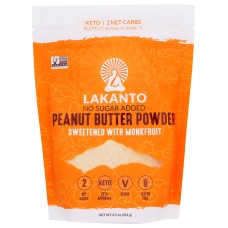 LAKANTO: Powder Peanut Butter, 8.5 oz