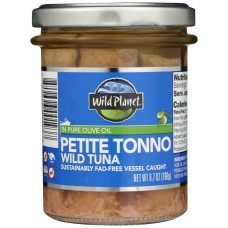 WILD PLANET: Petite Tonno Wild Tuna In Pure Olive Oil, 6.7 oz