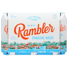 RAMBLER: Water Sprk Lmestn 6Pk, 72 fo
