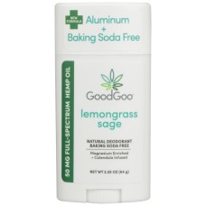 GOOD GOO: Lemongrass Sage With Hemp Oil Deodorant, 2.25 oz