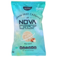 NOVACRISP: Grain Free Cassava Maui Onion Chips, 4 oz