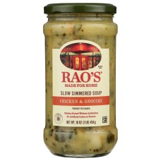 RAOS: Chicken & Gnocchi Slow Simmered Soup, 16 oz