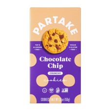 PARTAKE FOODS: Crunchy Chocolate Chip Cookies, 5.5 oz