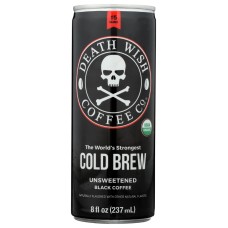 DEATH WISH COFFEE: Coffee Cld Brw Unswt Blck, 8 fo
