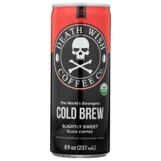 DEATH WISH COFFEE: Coffee Cld Brw Slight Swt, 8 fo