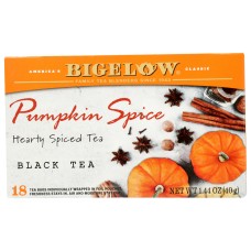 BIGELOW: Pumpkin Spice Black Tea, 1.44 oz