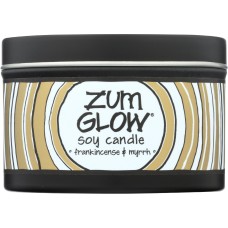 ZUM: Frankincense and Myrrh Soy Candles, 7 oz