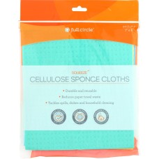 FULL CIRCLE HOME: Squeeze Cellulose Sponge Cloths, 1 ea